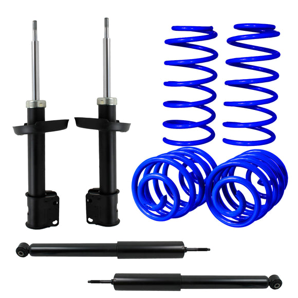 Kit Deportivo Resortes Ag Kit y Amortiguadores Originales Chevrolet Chevy 1997-2012 8 piezas