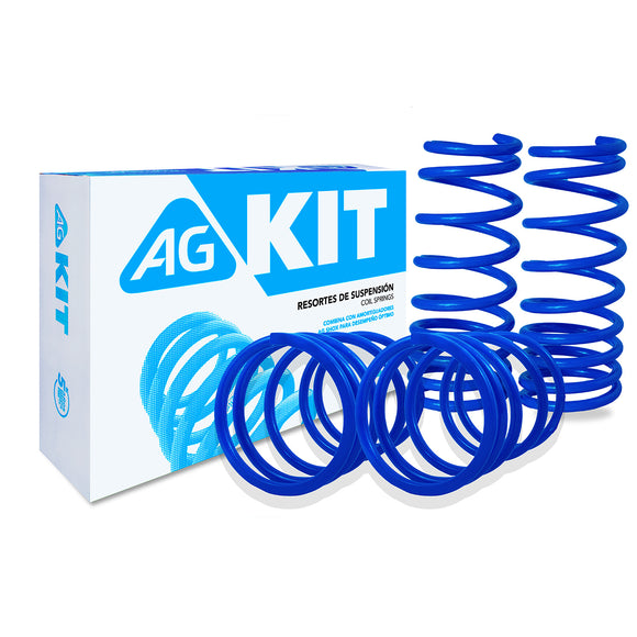 Resortes Deportivos AG Kit Honda Civic Coupe, Sedán (Brasil) (Excluye SI) 2001-2005 Kit 4 Piezas