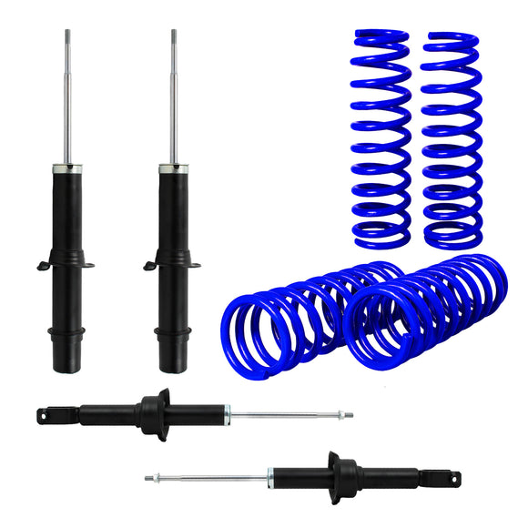 Kit Deportivo Resortes Ag Kit y Amortiguadores Originales Honda Civic 1996-2000 8 piezas