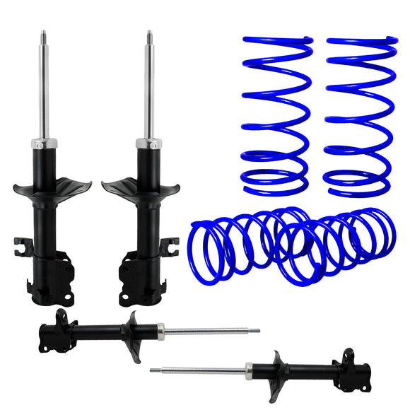 Kit Deportivo Resortes Ag Kit y Amortiguadores Originales Nissan Tsuru 1988-2015 8 piezas