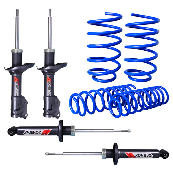 Kit Deportivo Resortes Ag Kit y Amortiguadores Ag Shox Seat Ibiza 99-02