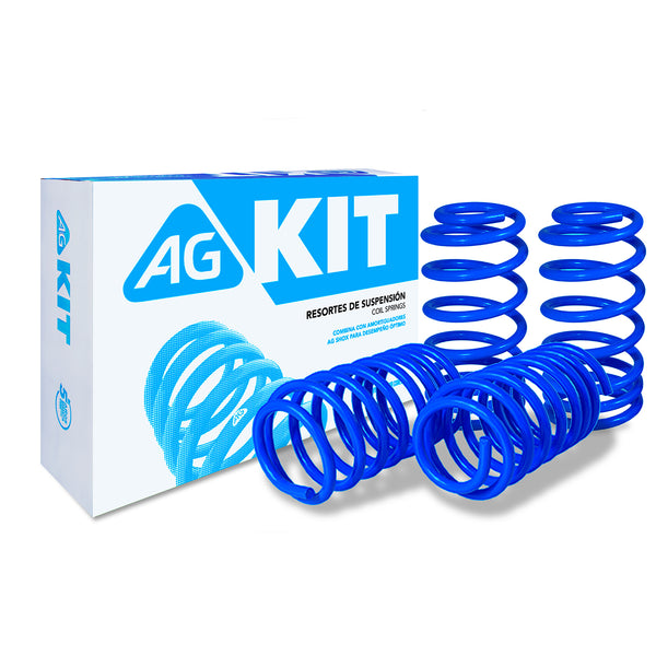 Resortes Deportivos Ag Kit Volkswagen Cabriolet 80-93 Kit 4 Piezas