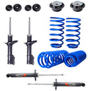 Kit Deportivo Resortes, Amortiguadores y Bases Volkswagen Golf A2 (Aro Grande) 1987-1992 Delanteros y Traseros-1