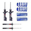Kit Deportivo Resortes Ag Kit y Amortiguadores Ag Shox Volkswagen Jetta A2 (México, Aro Grande) 1987-1991 Kit 8 Piezas-2