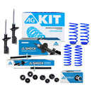 Kit Resortes Deportivos, Amortiguadores y Bases Volkswagen Golf MK3 Aro Chico 1995-1999 12 piezas-1