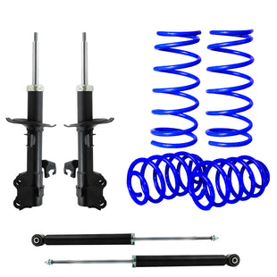 Kit Deportivo Resortes Ag Kit y Amortiguadores Originales Nissan Tiida 2006-2018 8 piezas