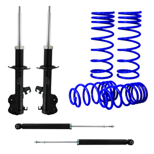 Kit Deportivo Resortes Ag Kit y Amortiguadores Originales Nissan March 2012-2019 8 piezas