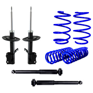 Kit Deportivo Resortes Ag Kit y Amortiguadores Originales Nissan Sentra B16 2007-2012 8 piezas