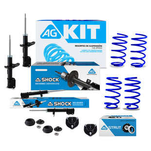 Kit Resortes Deportivos, Amortiguadores y Bases Chevrolet Optra 2007-2009 12 piezas