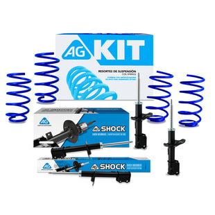 Kit Deportivo Resortes Ag Kit y Amortiguadores Originales Chevrolet Optra 2007-2010 8 piezas