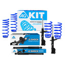 Kit Deportivo Resortes Ag Kit y Amortiguadores Originales Chevrolet Aveo 2006-2017 8 piezas-1