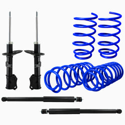 Kit Deportivo Resortes Ag Kit y Amortiguadores Originales Chevrolet Aveo 2006-2017 8 piezas