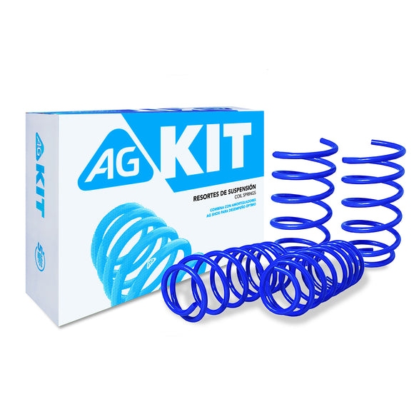 Resortes Deportivos AG Kit Chevrolet Aveo 2008-2017 Kit 4 Piezas