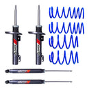 Resortes Deportivos y Amortiguadores Deportivos AG Kit AG Shox Volkswagen Gol 2008-2020 Delanteros y Traseros