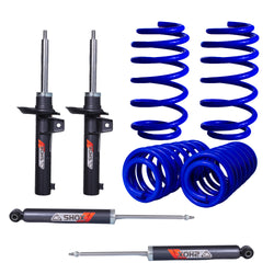 Kit Deportivo Resortes Ag Kit y Amortiguadores Ag Shox VW Golf A6 08-13 x8