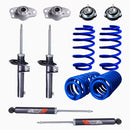 Kit Deportivo Resortes, Amortiguadores y Bases Seat León 50mm 2006-2012 Delanteros y Traseros-1