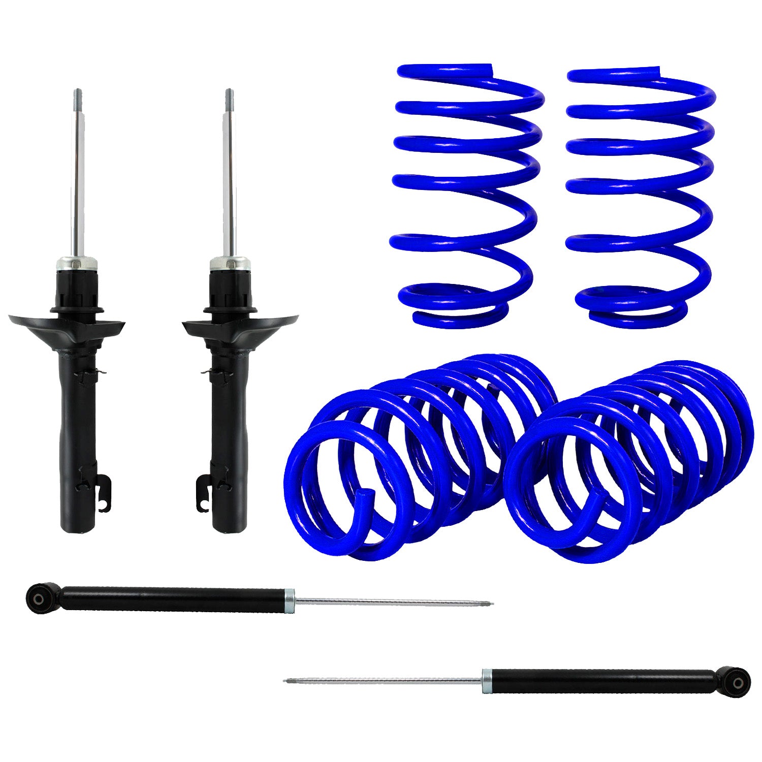 Kit Deportivo Resortes Ag Kit y Amortiguadores Originales Volkswagen Beetle 1998-2011 8 piezas