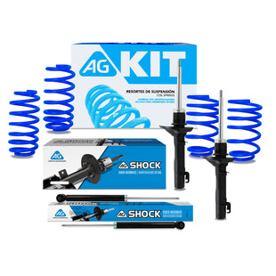 Kit Deportivo Resortes Ag Kit y Amortiguadores Originales Volkswagen Beetle 1998-2011 8 piezas