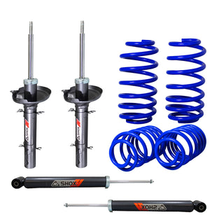 Kit Deportivo Resortes, Amortiguadores y Bases Volkswagen BEETLE 1998-2009 Delanteros y Traseros