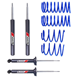 Kit Deportivo Resortes Ag Kit y Amortiguadores Ag Shox Volkswagen Pointer todos Kit 8 Piezas