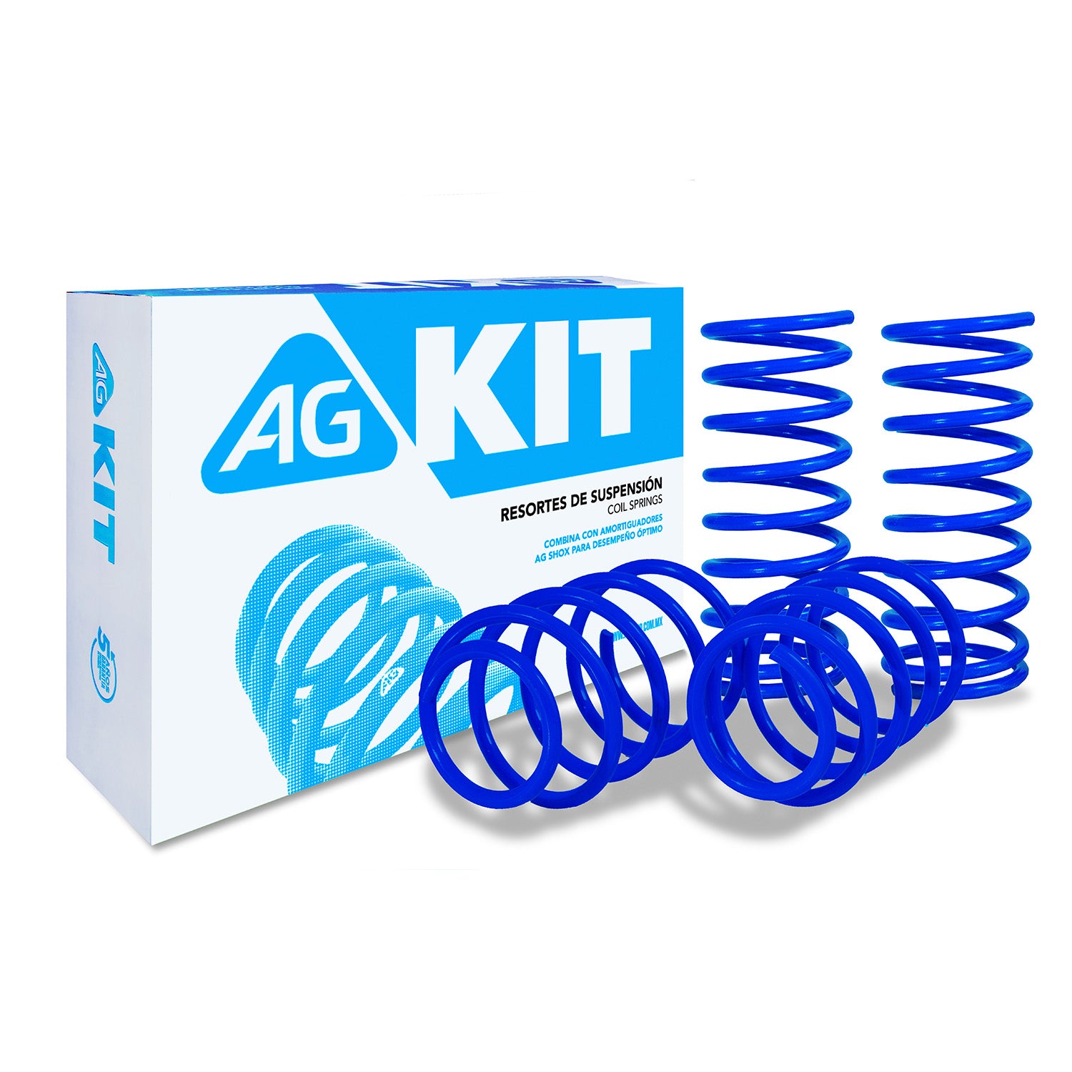 Resortes Deportivos AG Kit Volkswagen Pointer 1996-2008 Kit 4 Piezas