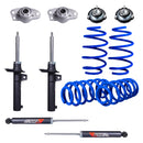 Kit Deportivo Resortes, Amortiguadores y Bases Volkswagen Jetta A6 (Carter 55 mm) (Trasero con Eje Suspensión Independiente Buje 14 mm) 2010-2018 Delanteros y Traseros-1