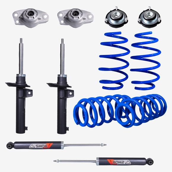 Kit Deportivo Resortes, Amortiguadores y Bases Volkswagen Jetta A6 2010-2018 Delanteros y Traseros