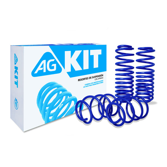 Resortes Deportivos AG Kit Ford Mustang GT V8, Shelby 2005-2014 Kit 4 Piezas