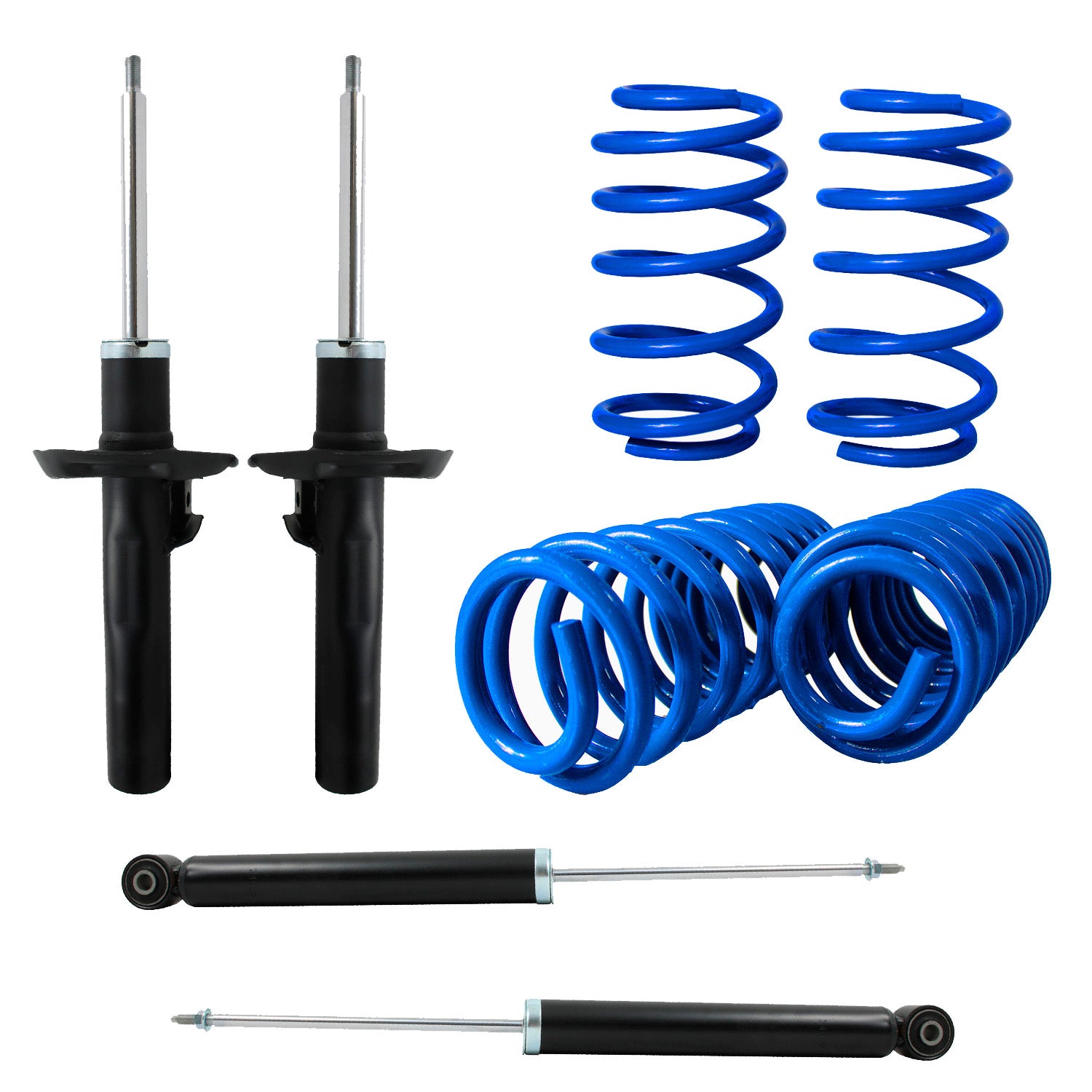 Kit Deportivo Resortes Ag Kit y Amortiguadores Originales Volkswagen Beetle (2.5L) 2012-2019 8 piezas