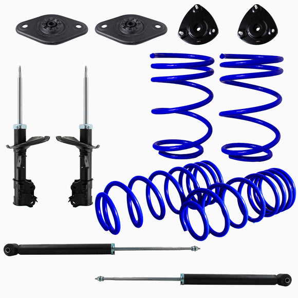 Kit Resortes Deportivos, Amortiguadores y Bases Dodge Attitude 2006-2011 12 piezas