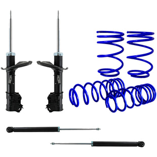 Kit Deportivo Resortes Ag Kit y Amortiguadores Originales Dodge Attitude 2006-2011 8 piezas