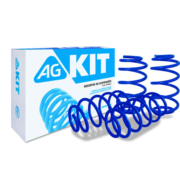 Resortes Deportivos AG Kit Chevrolet Sonic Sedán 2012-2019 Kit 4 Piezas