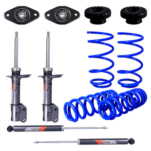 Kit Deportivo Resortes, Amortiguadores y Bases Chevrolet Spark Classic 2016-2017 Delanteros y Traseros