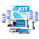 Kit Deportivo Resortes Ag Kit y Amortiguadores Ag Shox Chevrolet Spark 2012-2018 Kit 8 Piezas-1