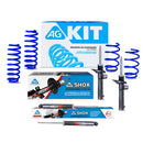 Kit Deportivo Resortes Ag Kit y Amortiguadores Ag Shox Audi A3 (8V) (Carter 55 mm) (Trasero Eje Suspensión Independiente Buje 10 mm) 2012-2023 Kit 8 Piezas-1