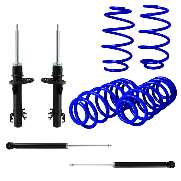 Kit Deportivo Resortes Ag Kit y Amortiguadores Originales Volkswagen Polo 2009-2022 8 piezas