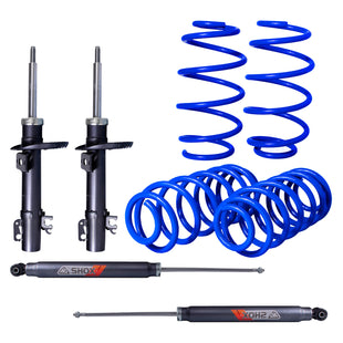 Kit Deportivo Resortes Ag Kit y Amortiguadores Ag Shox Seat Ibiza 6J (Delantero con anclaje) 09-15 6J