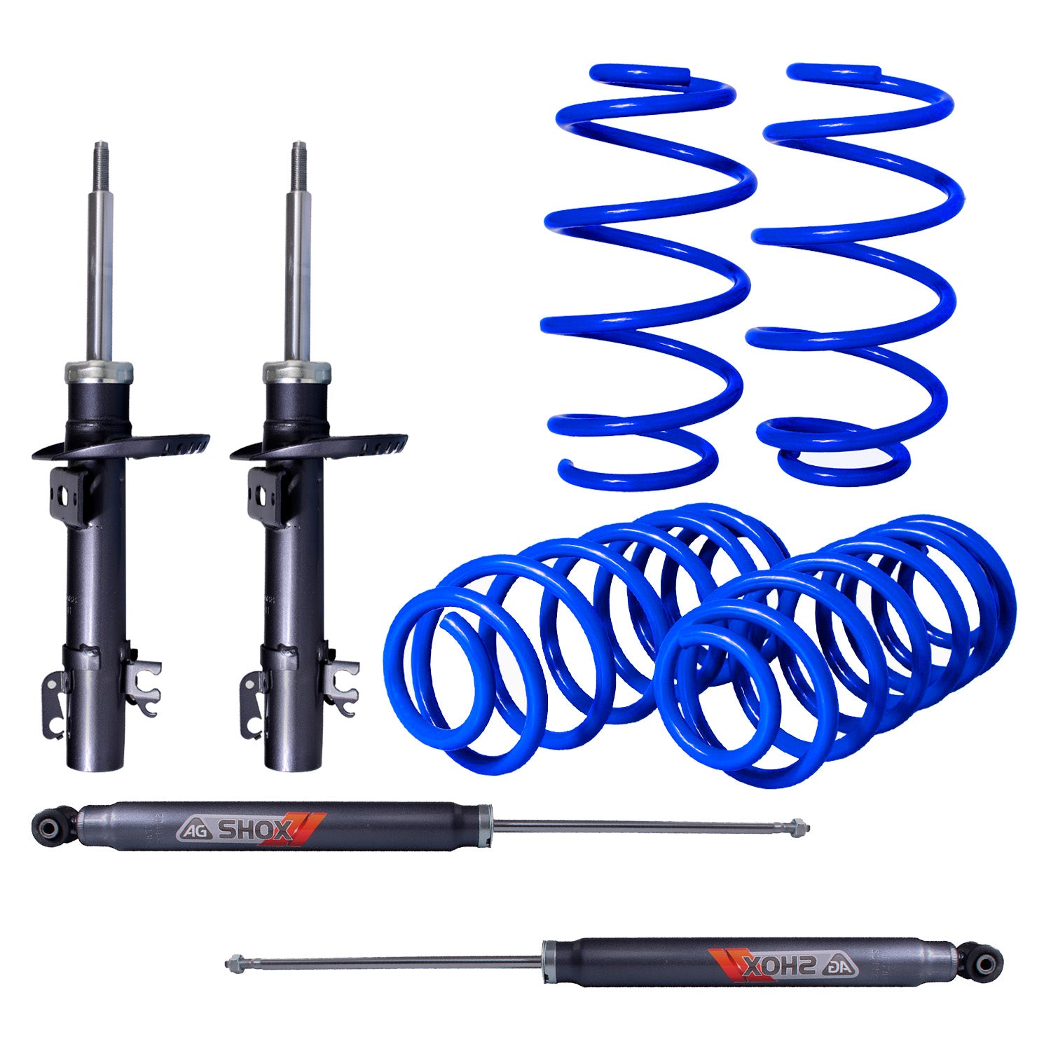 Kit Deportivo Resortes Ag Kit y Amortiguadores Ag Shox SEAT IBIZA 6J