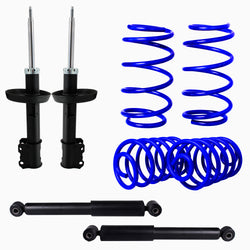 Kit Deportivo Resortes Ag Kit y Amortiguadores Originales Chevrolet Astra (Segunda generación) (No aplica para cables ABS) 1999-2004 8 piezas