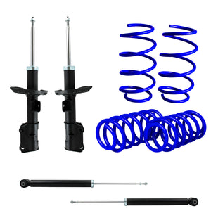 Kit Deportivo Resortes Ag Kit y Amortiguadores Originales Hyundai Accent 2018-2021 Delanteros y Traseros