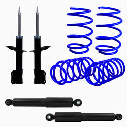 Kit Deportivo Resortes Ag Kit y Amortiguadores Originales Hyundai Accent 2011-2017 Delanteros y Traseros