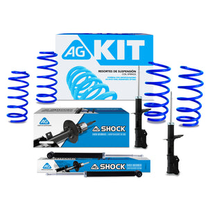 Kit Deportivo Resortes Ag Kit y Amortiguadores Originales Hyundai i10 2015-2023 8 piezas
