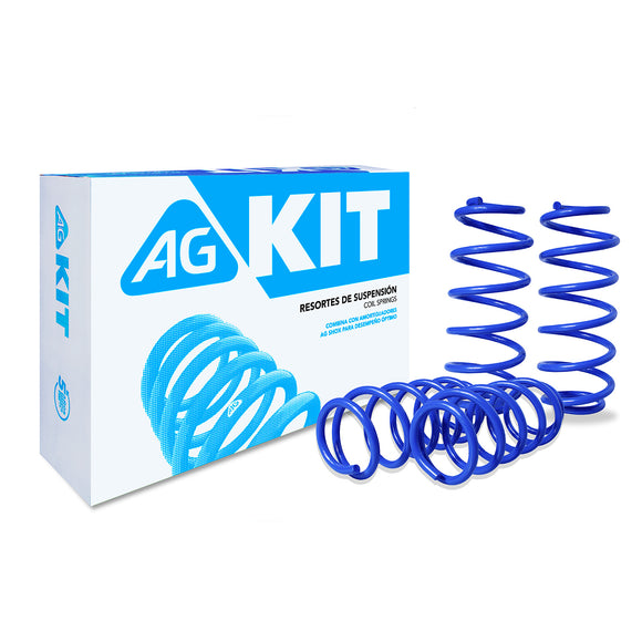 Resortes Deportivos AG Kit Mitsubishi Attrage 2016-2018 Delanteros y Traseros
