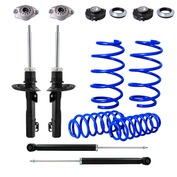 Kit Resortes Deportivos, Amortiguadores y Bases Volkswagen Lupo 2005-2008 12 piezas