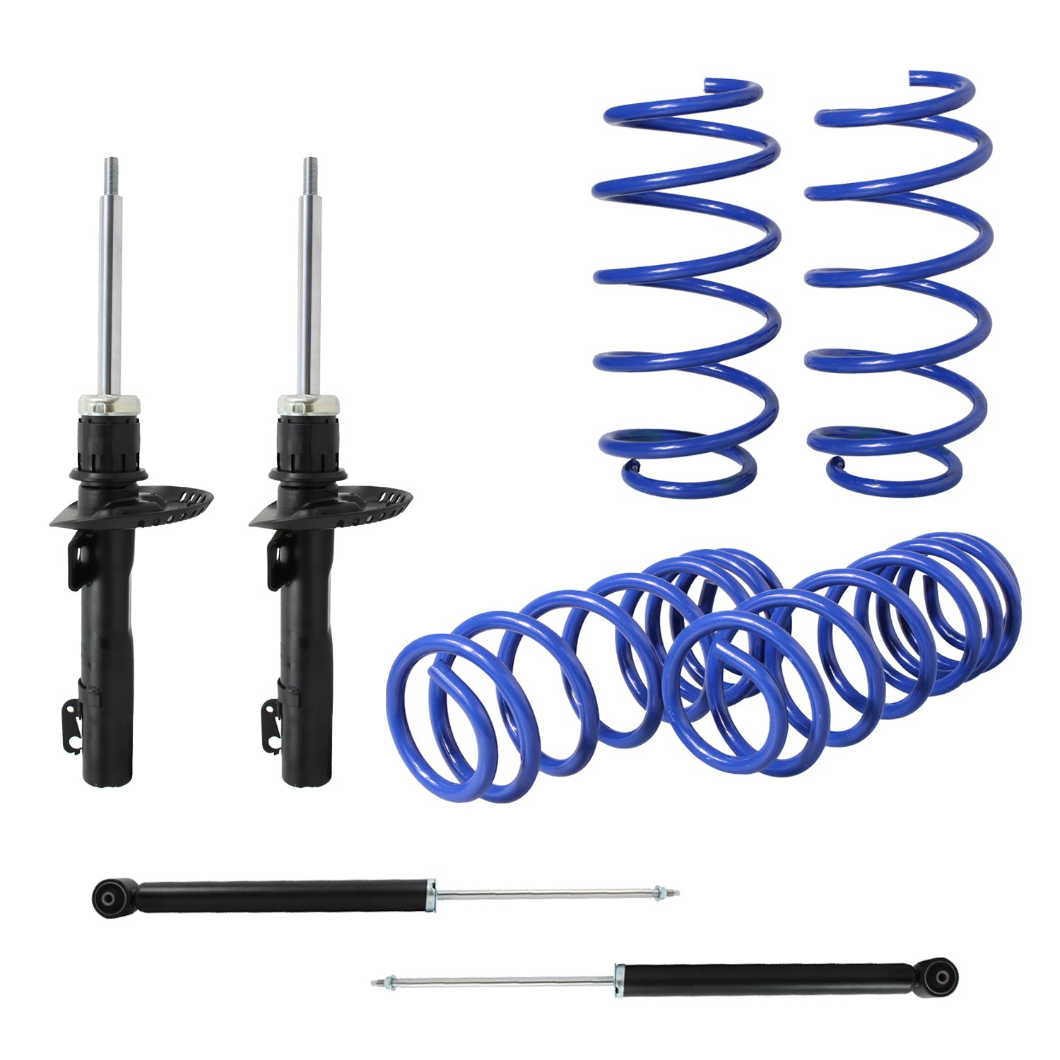 Kit Deportivo Resortes Ag Kit y Amortiguadores Originales Seat Ibiza 6L 2003-2008 8 piezas