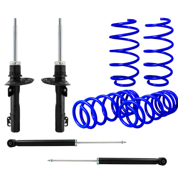 Resortes Deportivos y Amortiguadores AG Seat Ibiza 6L 2003-2008 Delanteros y Traseros