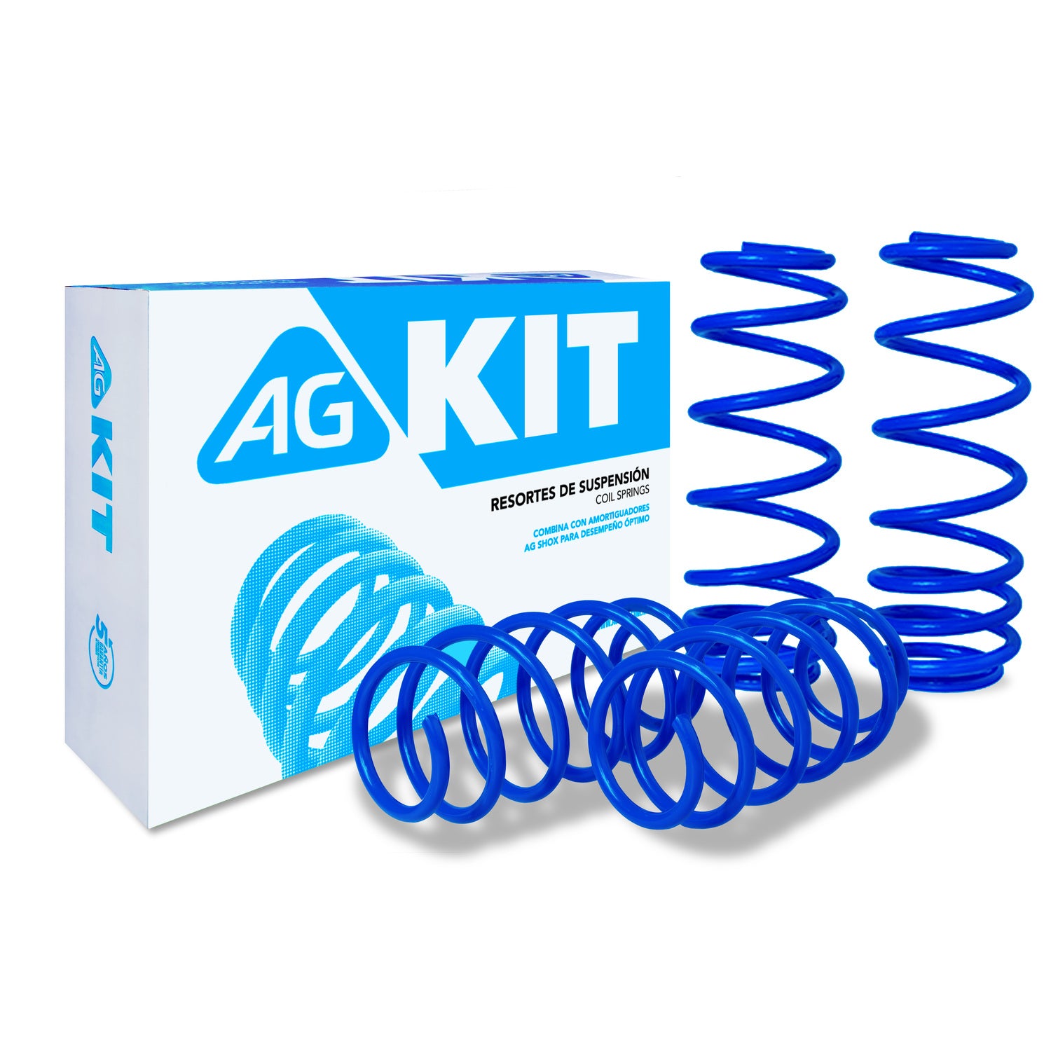 Resortes Deportivos Ag Kit Seat Ibiza 6L 03-08 Kit 4 Piezas