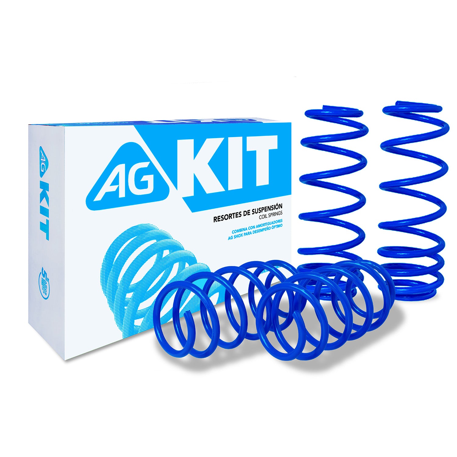 Resortes Deportivos AG Kit Seat Ibiza 6L 03-08 Kit 4 Piezas