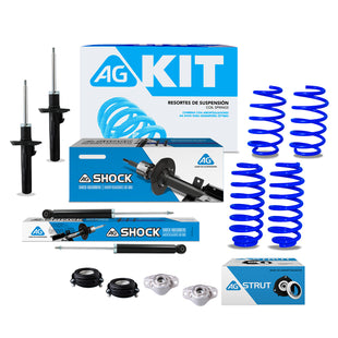 Kit Resortes Deportivos, Amortiguadores y Bases Volkswagen Passat B6 (2.5L) 2005-2010 12 piezas