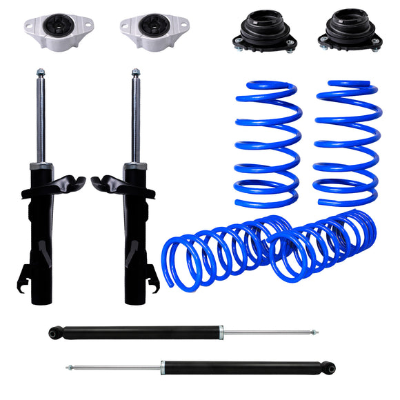 Kit Resortes Deportivos, Amortiguadores y Bases Mazda 3 2003-2009 12 piezas